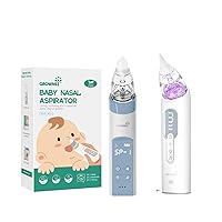 Nasal Aspirator for Baby Blue with Upgrade Nasal Aspirator and 6 Pcs Food-Grade Silicone Tips