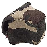 LensCoat BodyBag 4/3 Camouflage Neoprene Protection Camera Body Bag case (Forest Green Camo) lenscoat