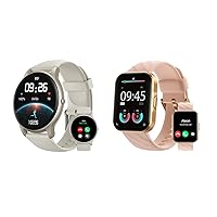 Parsonver Smart Watch((Answer/Make Calls), PS01SL Bundle with PSB20G