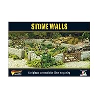 Warlord Bolt Action Stone Walls 1:56 WWII Military Table Top Wargaming Diorama Plastic Model Kit WG-TER-38