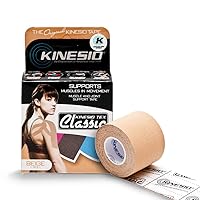 Kinesio Taping - Elastic Therapeutic Athletic Tape Tex Classic - Beige – 2 in. x 13 ft