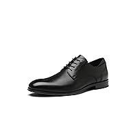 DECARSDZ Mens Classic Formal Oxford Lace Up Wedding Pointed Toe Dress Shoes