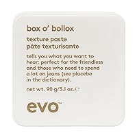 EVO Box O' Bollox Texture Paste - Hair Styling Paste - Long-Lasting Hold with a Matte Finish & Anti Frizz