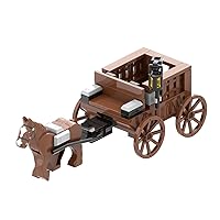 Medieval Carriage Transportation Building Block Set.Great Gift Idea for 6 Year Olds and Up.