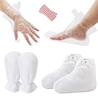 Paraffin Bath Mitts Liners, Segbeauty Snug Elastic Opening Paraffin Wax Glove and Bootie with Double Terry Clothes, Hand and Foot Bags for Thermal thera-py SPA treat-ment Paraffin Machine