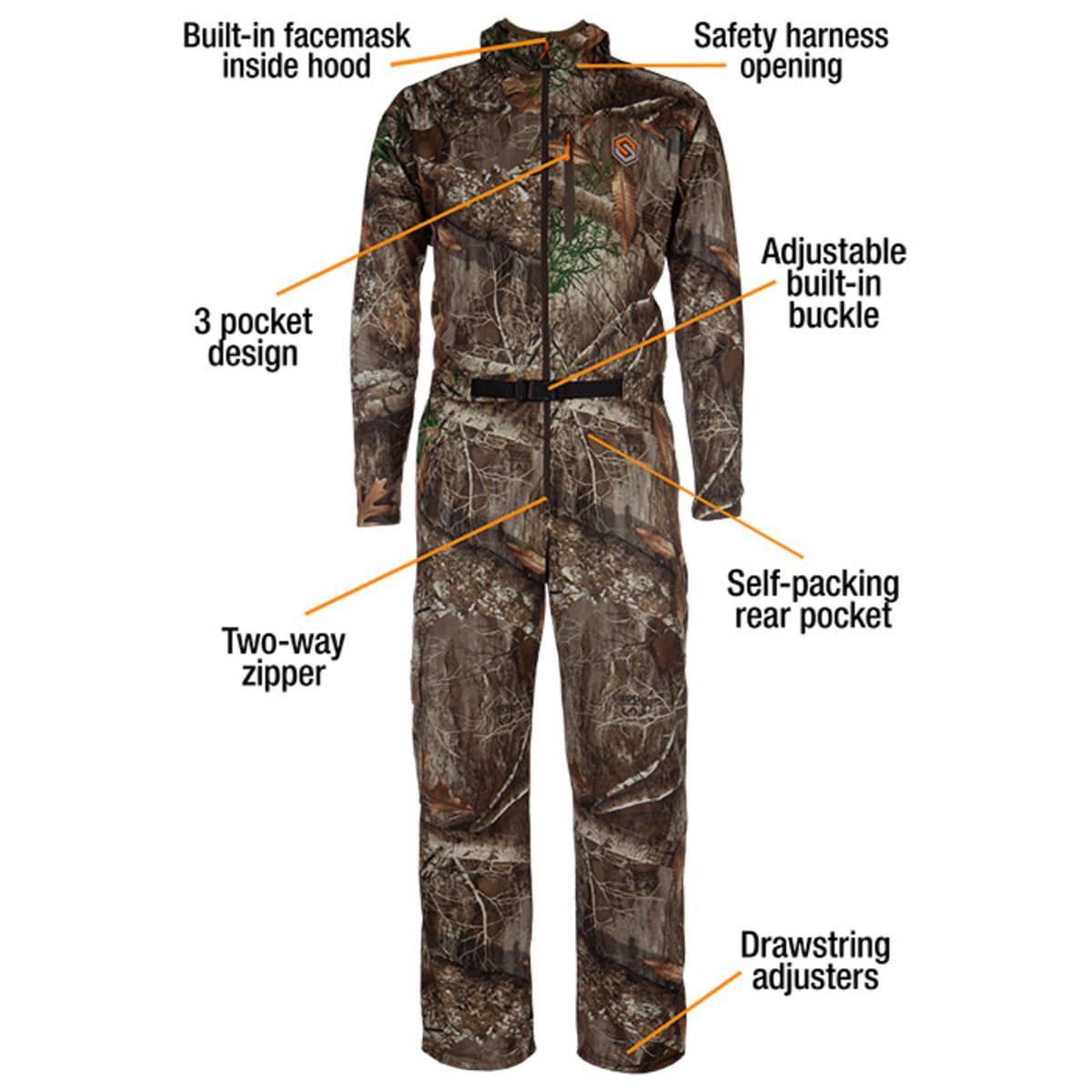 ScentLok Savanna Aero QuickStrike Lightweight Men’s Camo Coverall