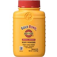 Gold Bond Talc-Free Body Powder Medicated 1 Ounce (4 Bottles) (29ml)
