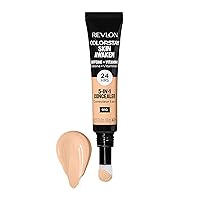 Revlon ColorStay Skin Awaken 5-in-1 Concealer, Lightweight, Creamy Longlasting Face Makeup with Caffeine & Vitamin C, For Imperfections, Dark Circles & Redness, 010 Vanilla, 0.27 fl oz