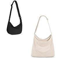 Small Sling Crossbody Bag for Women Men Trendy,Corduroy Tote Bag, Large Messenger Bag Hobo Crossbody