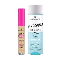 essence Keep Me Covered Concealer 05 & Remove Like a Boss Waterproof Makeup Remover Bundle | Vegan & Cruelty Free