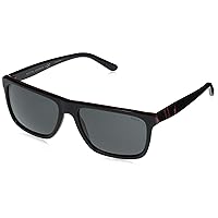 Polo Ralph Lauren Men's Ph4153 Rectangular Sunglasses