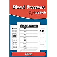 Blood Pressure Log Book: Convenient Logbook to Track Your Blood Pressure Daily | Record and monitor it at home | 110 pages in 6