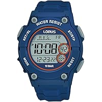 Lorus Sport Man Mens Digital Quartz Watch with Silicone Bracelet R2331PX9
