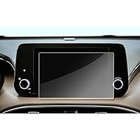 (Packs of 2) R RUIYA Car Plastic PET Screen Protector for 2021 Hyundai Santa Fe TM 8 Inches GPS System Accessories Navigation Touchscreen Center Display High Clarity Clear HD Protective Film