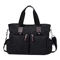 Laptop Backpack Messenger Bag Multifunction Briefcase Laptop Bag Work Bag School Bag (Brown)
