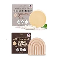 Kitsch Coconut Oil Conditioner Bar & Bond Repair Solid Treatment with Discount