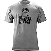 Classic Zip It Hippie Funny T-Shirt