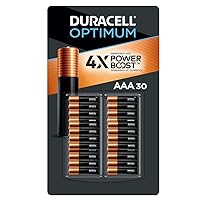Optimum AAA Batteries with 4X Power Boost Ingredients, 30 Count