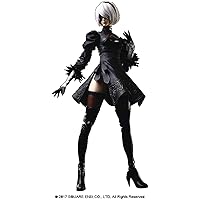 Square Enix NieR Automata: 2B Yorha No. 2 Type B Deluxe Play Arts Kai Action Figure, Multicolor