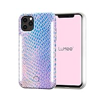 LuMee Duo by Case-Mate - iPhone 11 Pro - Dual Light Up Selfie Case - Front & Rear Illumination - Mermaid