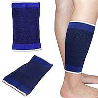 2 Pcs Calf Brace Compression Sleeve Support Leg Wrap Pain Relief GYM Shin Splint