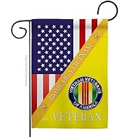 Home of Vietnam Garden Flag - Armed Forces Military Service All Branches Support Honor United State American Veteran Official - House Banner Small Yard Gift Double-Sided Made in USA 13 X 18.5