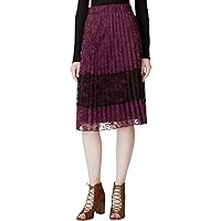 Womens Lace Pleated Skirt