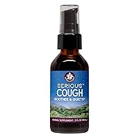 WishGarden Herbs Serious Cough Soothing & Quieting - Fast-Acting Herbal Cough Suppressant for Adults, Dry Cough Relief and Cough Expectorant, Soothes Throat Irritation and Chest Decongestant, 2oz