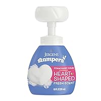 Jergens Stampers Foaming Hand Wash, Pediatrician Tested Kids Hand Soap, Refillable Foaming Hand Soap Dispenser with Pump, Fresh Scent, 8.5 Oz