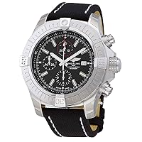 Breitling Super Avenger Chronograph Automatic Chronometer Black Dial Men's Watch A13375101B1X2