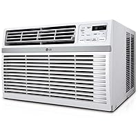 LG 6,000 BTU Window AC Unit, Cools 250 Sq.Ft. (10' x 25' Room Size), Quiet Operation, Electronic Control with Remote, 3 Cooling & Fan Speeds, Auto Restart, 115V, High Efficiency AC for Windows