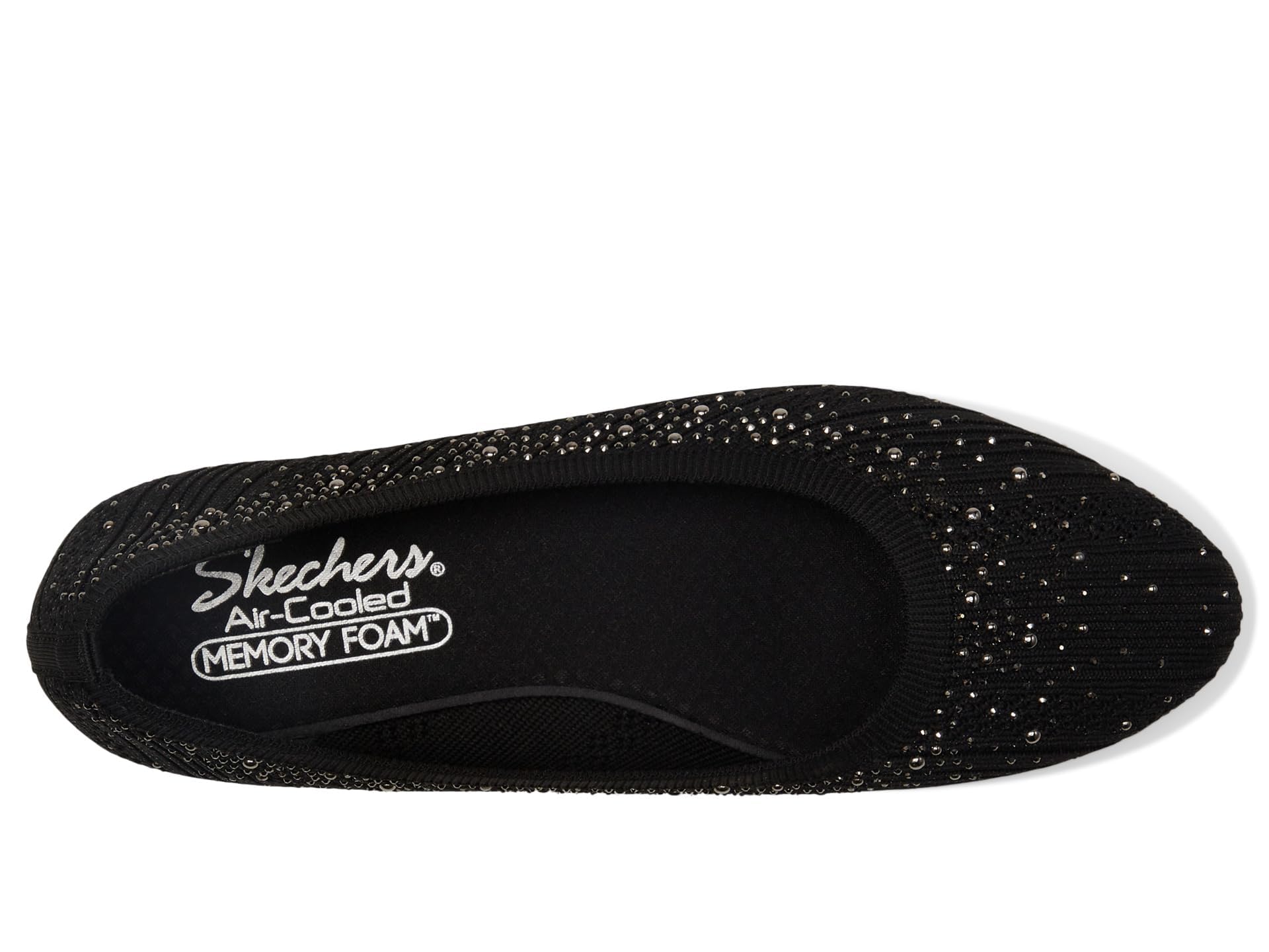 Skechers Women's Cleo 2.0-Glitzy Daze Ballet Flat