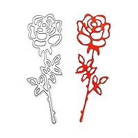 Cutting Dies Handmade DIY Paper Cards Album Decoration Stencils Template Embossing for Card Scrapbooking Craft (Lover's Rose)