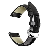 20mm 21mm 22mm 23mm 24mm Leather Watch Band Genuine Leather Quick Release Watch Strap Replacement for Men and Women