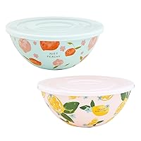 Mud Pie Fruit Bowl With Lid Set, Small 3