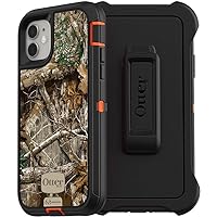 OtterBox Defender Series Screenless Edition Case for iPhone 11 (Only) - Holster Clip Included - Non-Retail Packaging - Realtree Blaze Edge (Camo)
