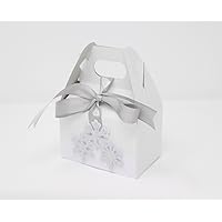 Snowflakes Favor Boxes (Silver)