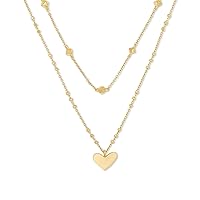 Kendra Scott Ari Heart Multistrand Necklace, Fashion Jewelry for Women