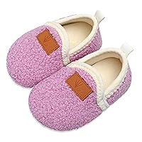 Lisdwde Kids Winter Indoor Household Shoes Toddler Boys Girls House Slippers Warm Socks for Kids