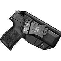 Amberide IWB & OWB KYDEX Holster Fit: Sig Sauer P365 / P365 SAS / P365X Pistol, Inside Outside Waistband Concealed Carry Holster, Adjustable Cant & 'Posi-Click' Retention, USA Made by Amberide