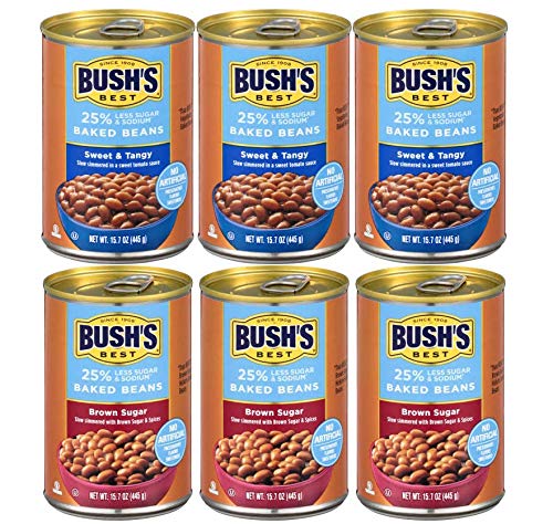 Bush%27s+Best+Baked+Beans+25%25+Less+Sugar+and+Sodium+Variety+Pack%2c+3+Sweet+%26+Tangy%2c+3+Brown+Sugar+Baked+Beans%2c+1+CT