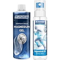 High Absorption Magnesium Gel and Oil Bundle - Supports Leg Cramps and Muscle Recovery