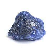 GEMHUB Rough Blue Sapphire Gemstone 45.00 Ct Natural Raw Rough Certified Blue Sapphire Stone