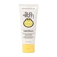 Cool Down Aloe Vera Lotion - Vegan After Sun Care with Cocoa Butter to Soothe and Hydrate Sunburn- 3 oz