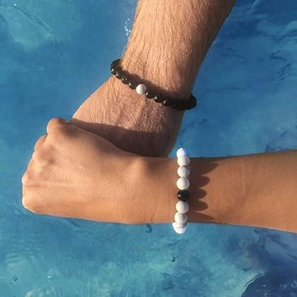 Believe London Distance Bracelets Couples Relationship Strong Elastic Friendship His Hers King Queen