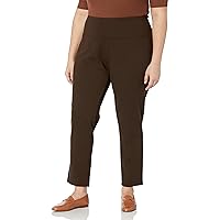 MULTIPLES Women's Plus Size Wide Band Pull-on Ankle Legging