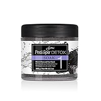 Gena Pedi Spa Detox Black Charcoal Foot Soak #1, 15.5 Fluid Ounce