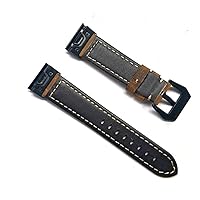 Leather Watch High Graded Wrist Strap Leather Band Bracelet for Fenix 5/5X