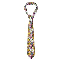 Colorful Bears Print Men'S Novelty Necktie Funny & Formal Neckties For Weddings, Business Parties Gift