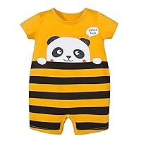 Fashion Baby Boy Clothes Character Print Casual Romper Jumpsuit Playsuit Sunsuit Clothes 18M 2t Cold Weather Clothes